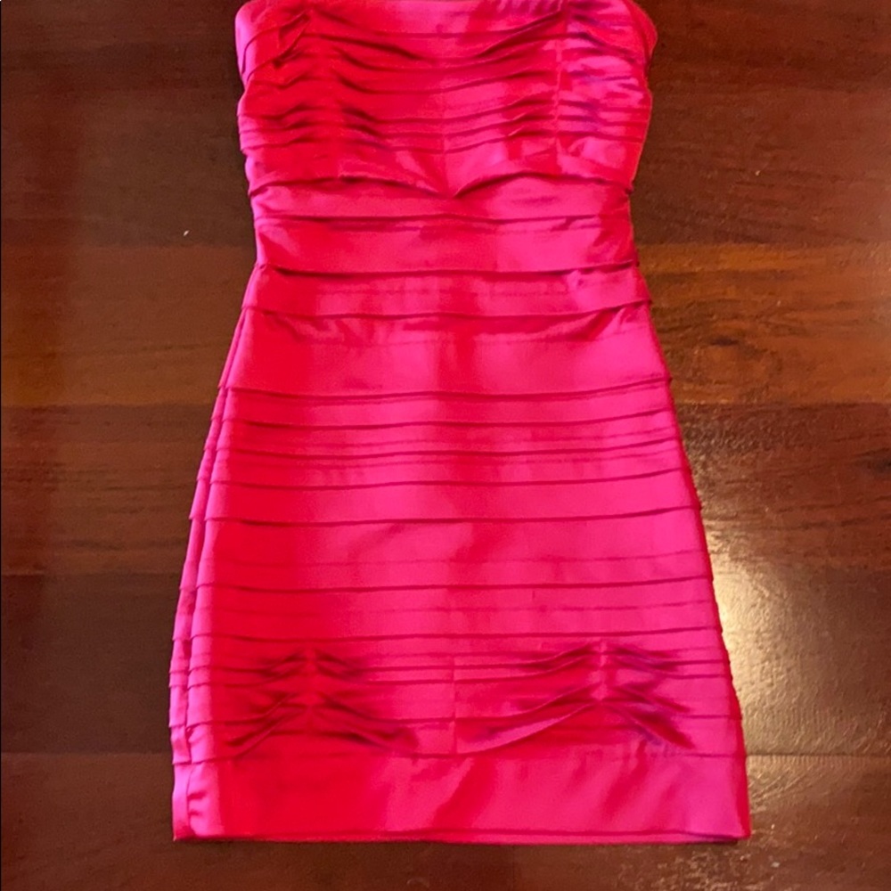 Bcbg maxazria red cocktail mini dress size 0